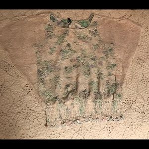 Maurice’s lace overlay floral blouse